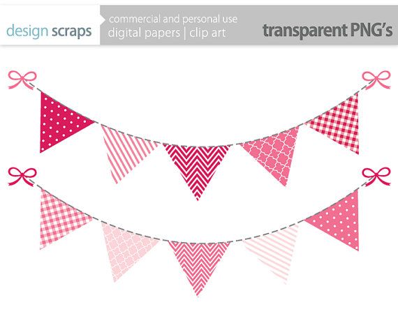 pink banners