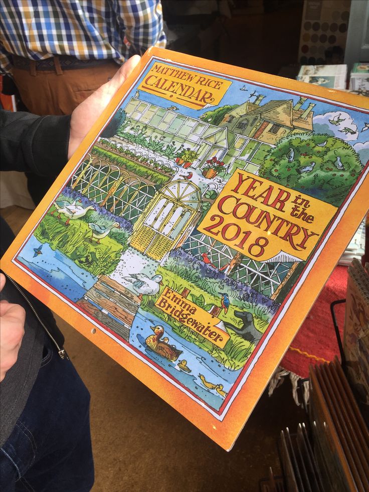 A gardening handbook in calendar form A Year in the Country 2018