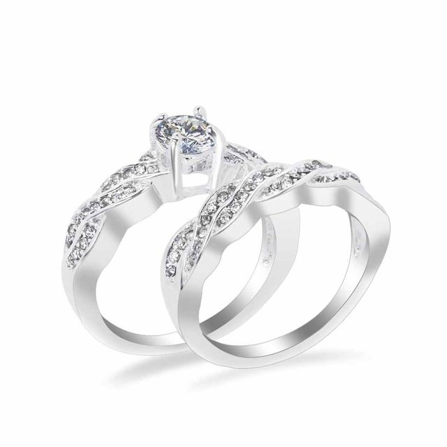 Anillo De Boda De La Unión Conjunto De Hombres Y Mujeres De Anillo De Boda De La Unión Conjunto De Hombres Y Mujeres De