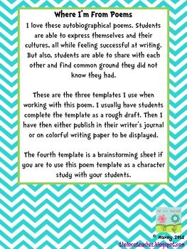 where i m from poem template 28 best where i m from poem images on i am poem teaching poetry and high school where i m from poem template 28 best where i m from poem images on i am poem teaching poetry and high school