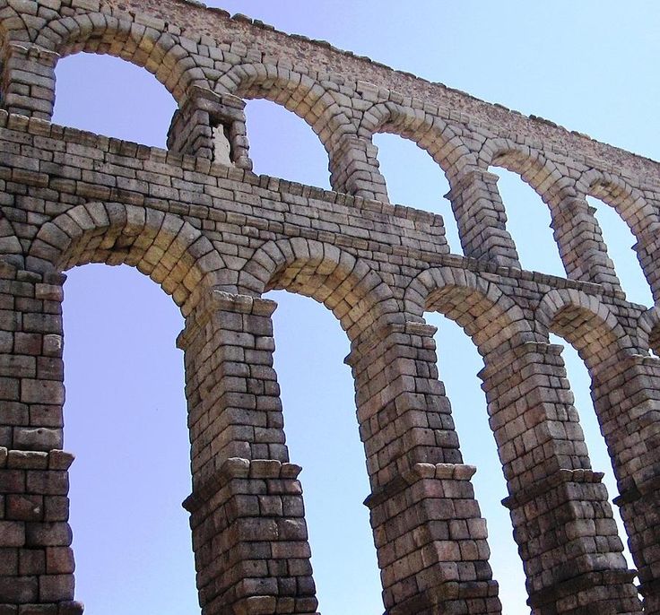 Roman Architecture Arches segovia ancient roman aqueduct architectural granite stone Roman Architecture Arches segovia ancient roman aqueduct architectural granite stone
