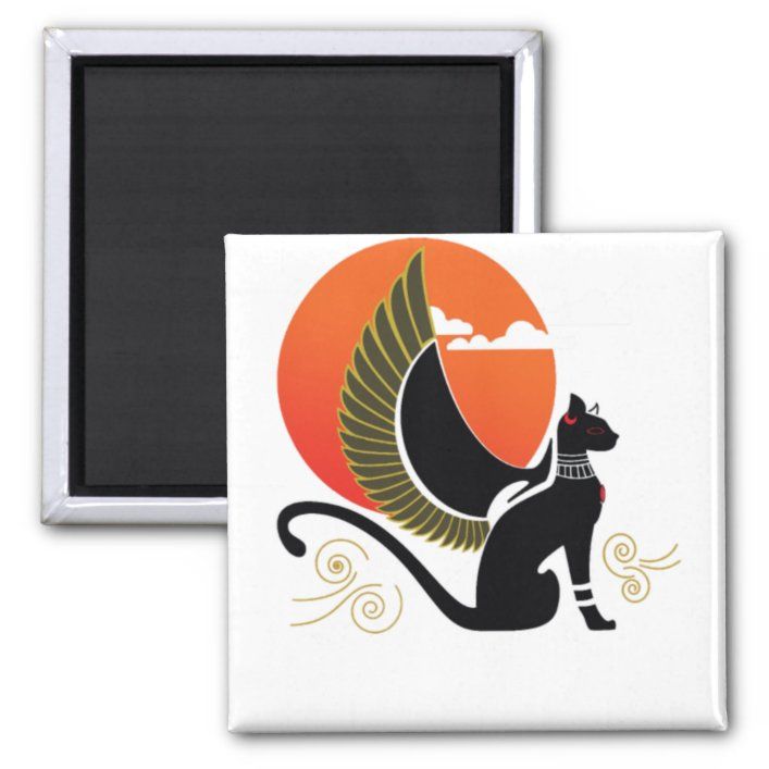 Ancient Egypt Cat God Egyptian Cat Tattoos Gift Magnet Egypt Gift ancient-egypt-cat-god-egyptian-cat-tattoos-gift-magnet-egypt-gift
