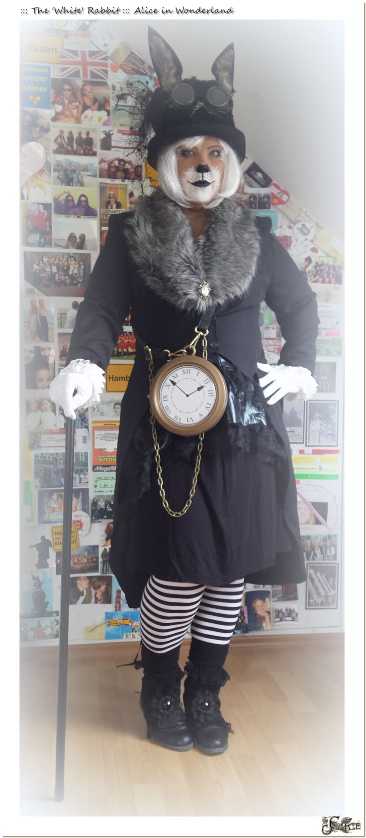 DIY ::: The White Rabbit in Wonderland-Costume
