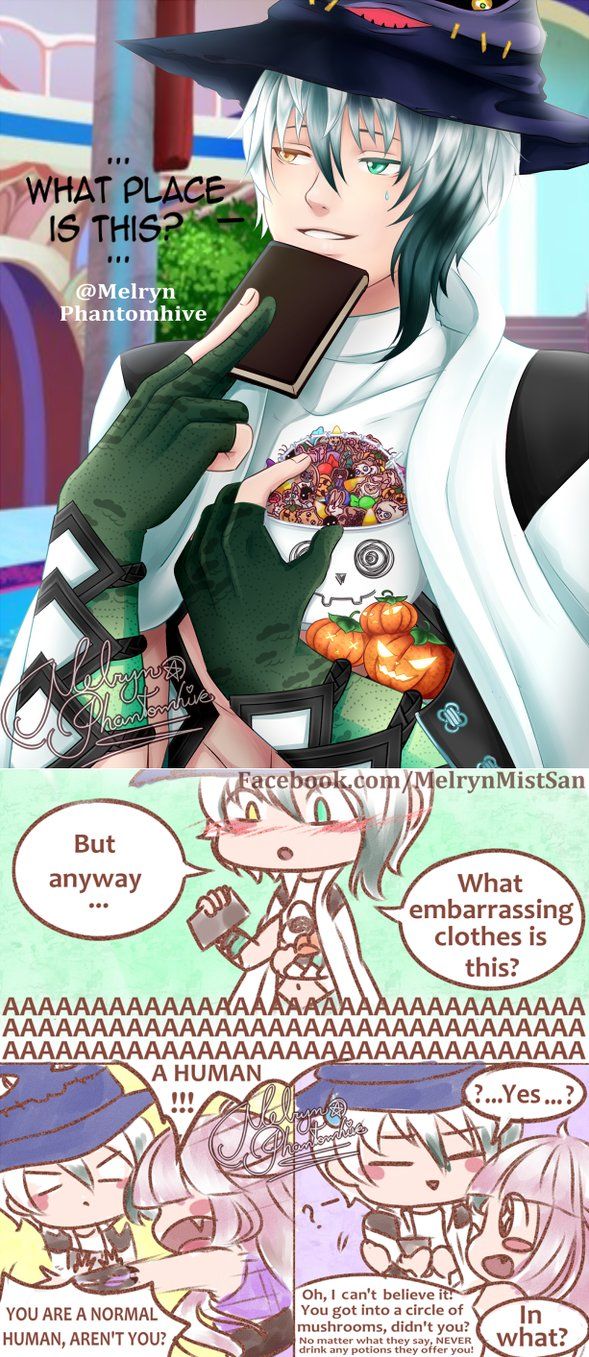 Lysandre Amor Doce Halloween Comic P 1 By Melrynphantomhive Amor