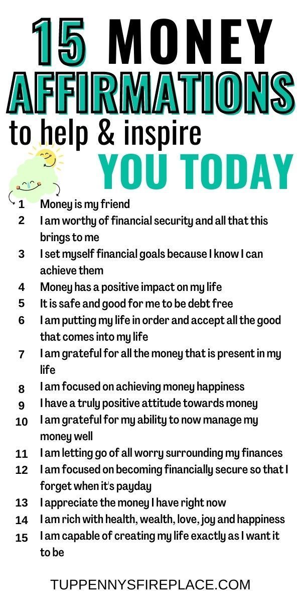15 Money Affirmations That Will Inspire Your Life Tuppennys Fireplace Money Affirmations Affirmations Positive Affirmations Quotes