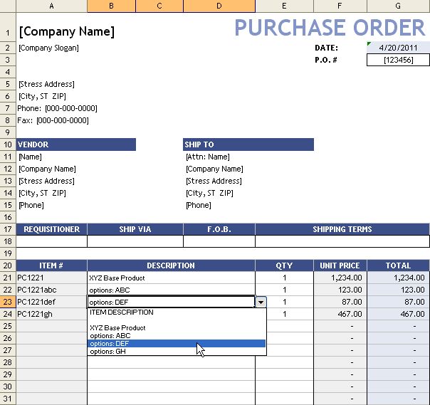 Microsoft Office Purchase Order Template How To Get Free Templates - purchase order template open office Microsoft Office Purchase Order Template How To Get Free Templates - purchase order template open office