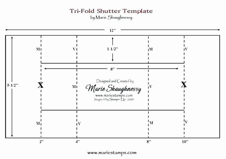 quarter fold card template word in 2020 dreidimensionale