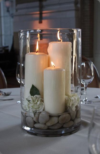 Best 25+ Table Centerpieces Ideas On Pinterest Country Table Inspiration for a tablesetting -- and a substitute for pricey vase filler. Go outdoors - Best 25+ Table Centerpieces Ideas On Pinterest Country Table