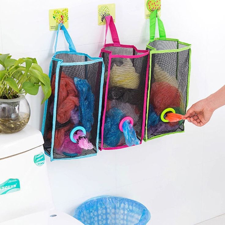 hanging breathable grid garbage bag storage organizers hanging breathable grid garbage bag storage organizers