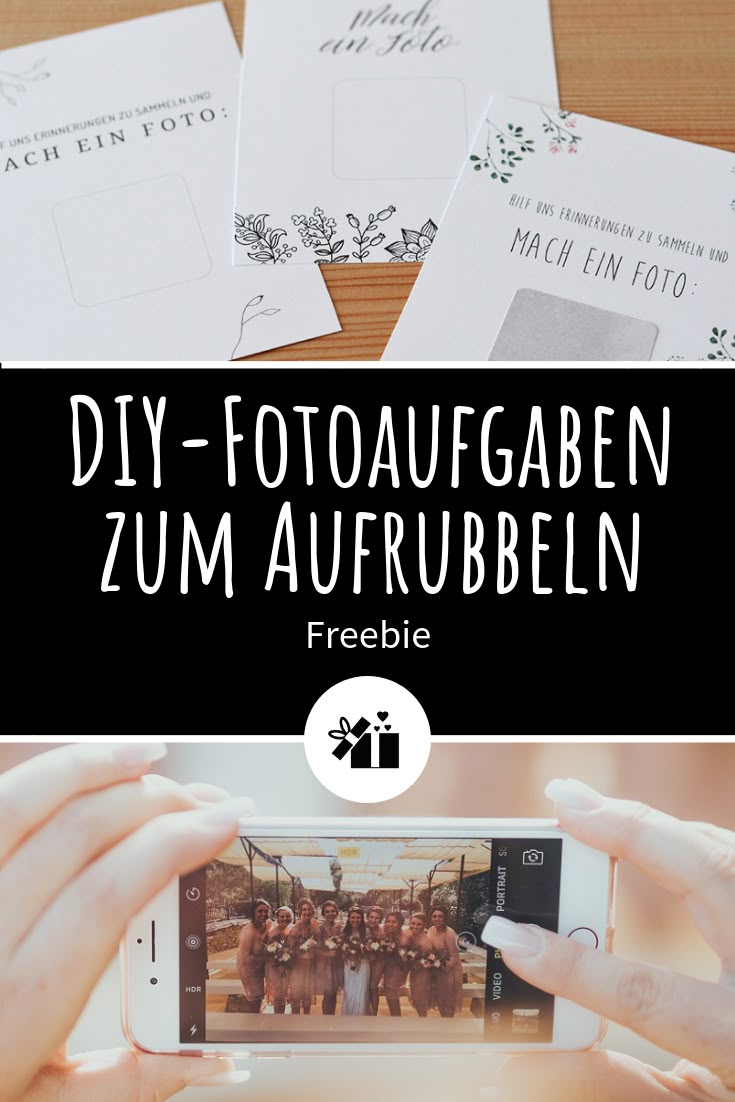 Fotoaufgaben zum Ausdrucken: So kommt auf der #Hochzeit garantiert Stimmung auf ...