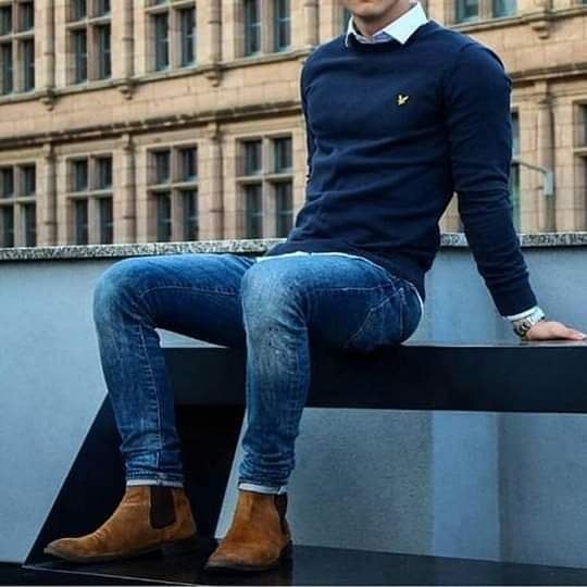 Los hombres de hecho a mano de la PU marrón de alta calidad Chelsea zapatos modernas Retro de moda cómodo-Encuentro de pantalón corto Casual botas KA093 Los hombres de hecho a mano de la PU marrón de alta calidad Chelsea zapatos modernas Retro de moda cómodo-Encuentro de pantalón corto Casual botas KA093