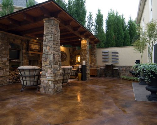 Stained concrete patio - the long-lasting one | Concrete ... Stained concrete patio - the long-lasting one | Concrete ... on Long Patio Ideas id=46429