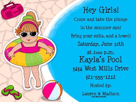 71 best Pool Party Invitations images on Pinterest Pool parties - pool party invitation 71 best Pool Party Invitations images on Pinterest Pool parties - pool party invitation