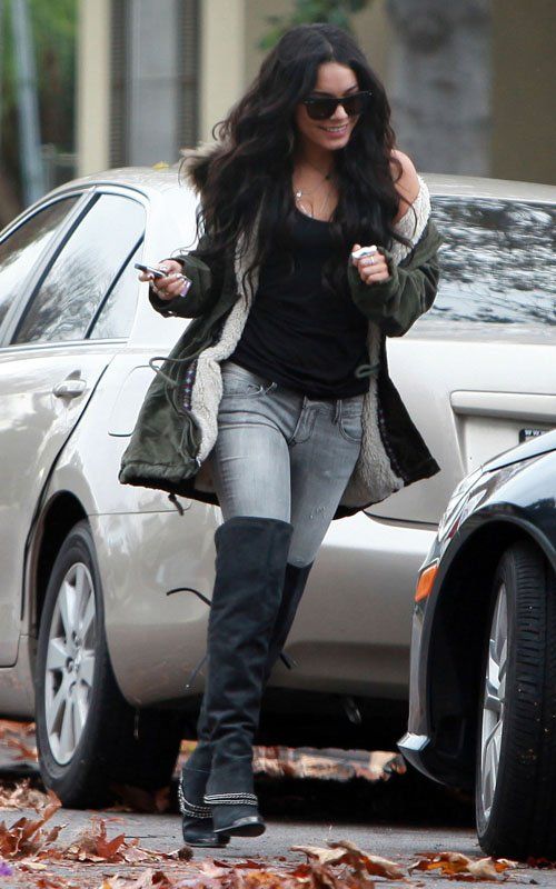 VANESSA HUDGENS FASHION STYLE | Vanessa Vanessa Hudgens wearing Kettle Black