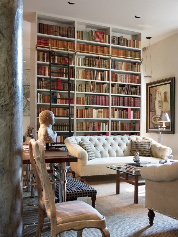 79  Home library ideas white for Design Ideas