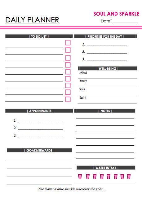 16 best Printable Planner Pages images on Pinterest Printable - daily organizer template 16 best Printable Planner Pages images on Pinterest Printable - daily organizer template