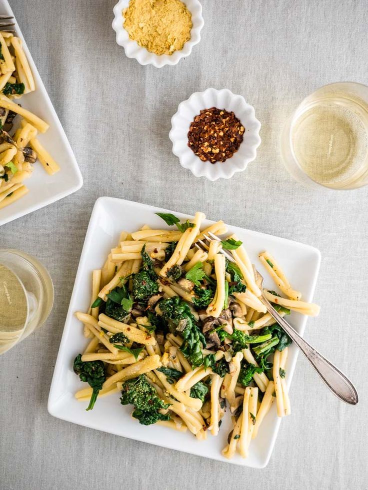 Mushroom Spinach Pasta Mushroom Spinach Pasta