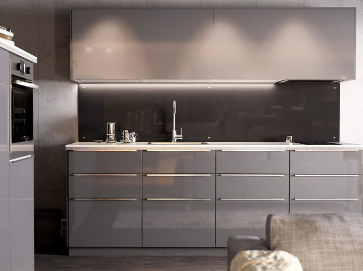 Resultado De Imagen Cocina Blanca Ringhult Grey Ikea Kitchen Curved Cabinets Solid Wood Grey Ikea Kitchen, Curved Kitchen Cabinets Ikea