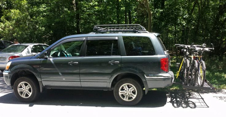 Bike Racks For Suv >> 2005 Honda Pilot exl. Lifted. Cargo basket. Bike rack ... Bike Racks For Suv >> 2005 Honda Pilot exl. Lifted. Cargo basket. Bike rack ...
