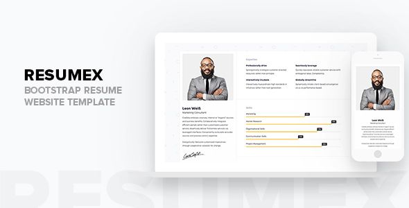 nice ResumeX - Bootstrap Resume Web site Template (Resume \/ CV - resume site template nice ResumeX - Bootstrap Resume Web site Template (Resume \/ CV - resume site template