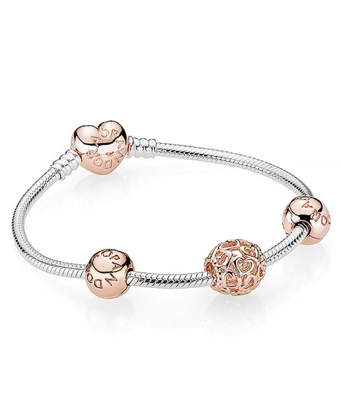 Pandora Rose Coeur ajouré Charm Bracelet | Bracelet pandora rose ... Pandora Rose Coeur ajouré Charm Bracelet | Bracelet pandora rose ...