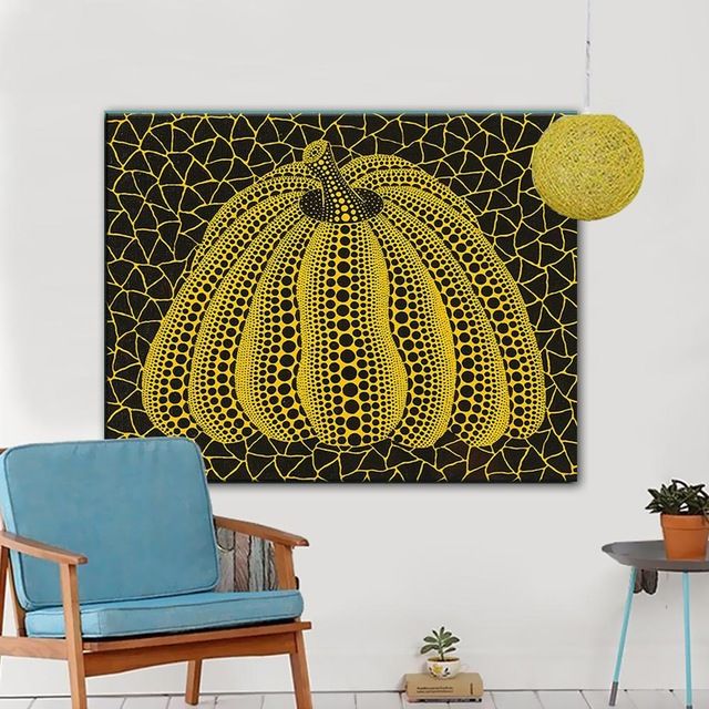 Yayoi Kusama Pumpkin Yellow Mobile Strap Accessory
