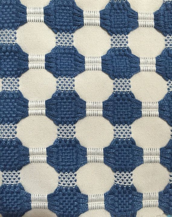 Woven Navy Dot Modern Upholstery Fabric Geometric Woven Navy Dot Modern Upholstery Fabric Geometric Designer Family Room Beach House Pinterest