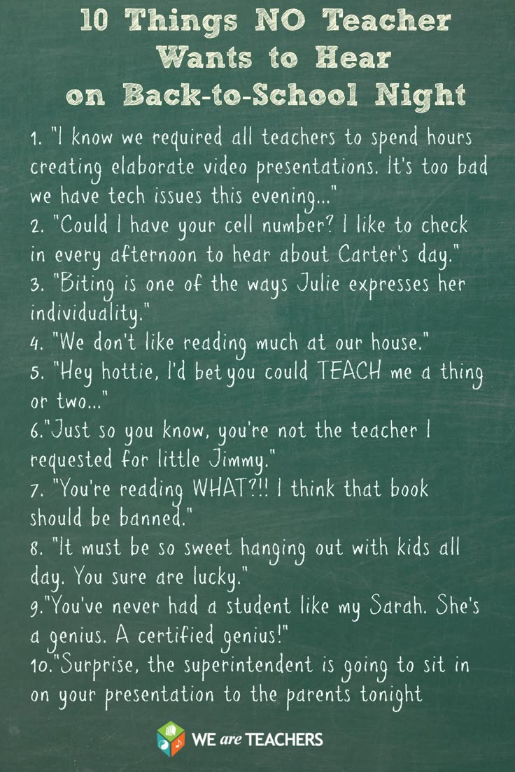 111 Best Back To School Night Meet The Teacher Open House Ideas 10 Things No Teacher Wants To Hear On Back School Night Funny