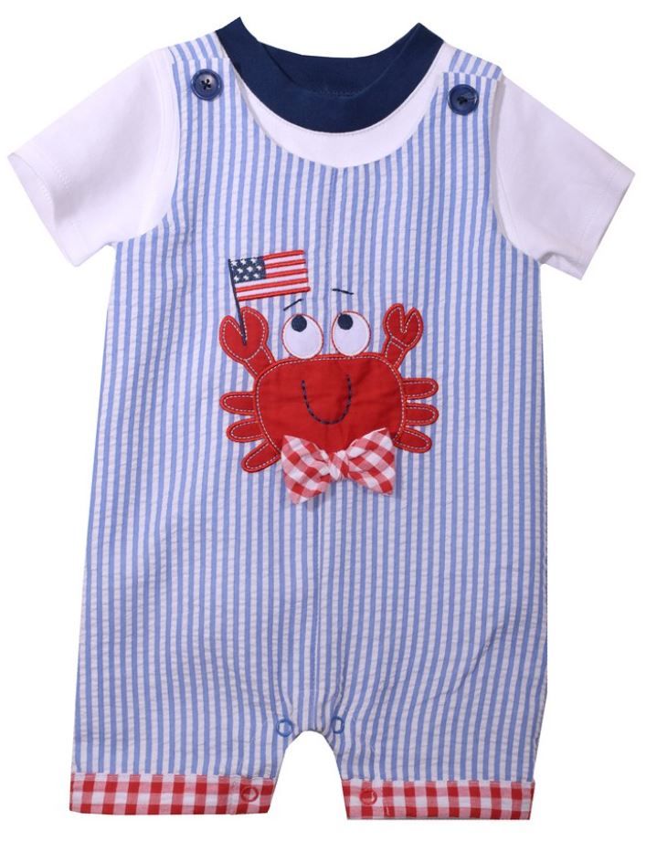 Bonnie Baby Baby Boys Coveralls and Short Sets