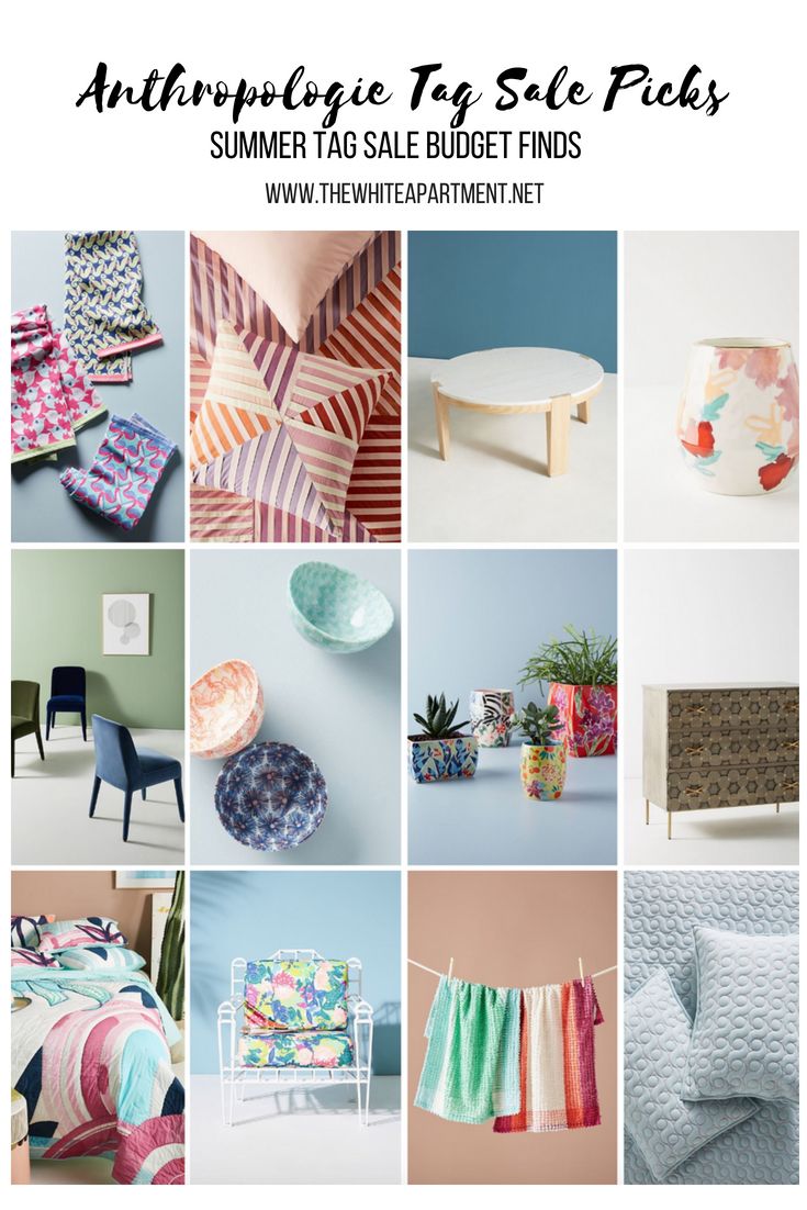 Anthropologie summer tag sale l Anthropologie home decor l Home decor