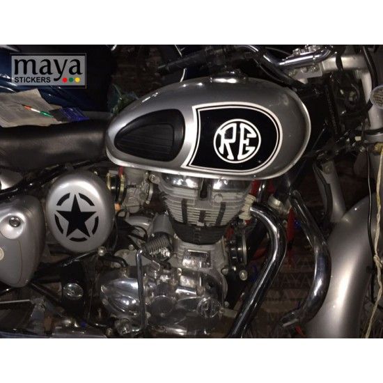 Bullet Vintage Sticker Thunderbird ROYAL ENFIELD Owners Club Cafe Racer