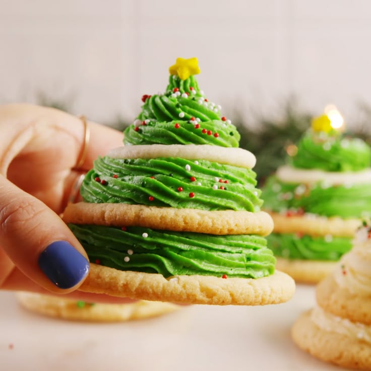 Sugar cookie trees. These would be so much fun except miniature so you could tak… Sugar cookie trees. These would be so much fun except miniature so you could tak…