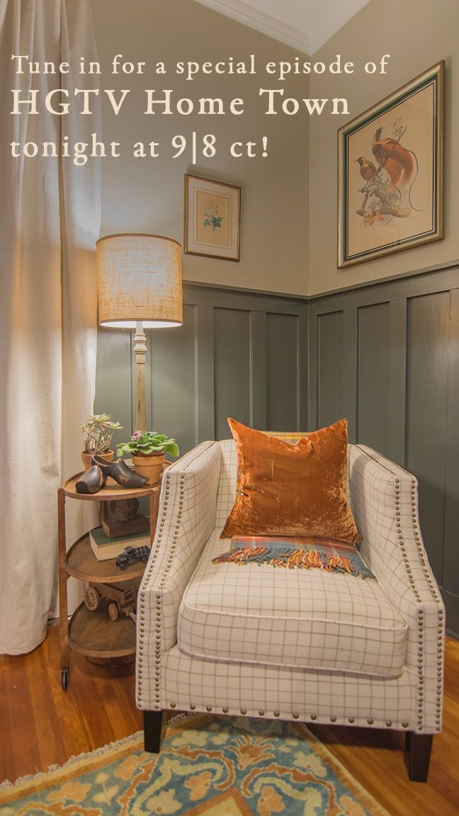 The Burks House Hgtv Living Room Guest Bedroom Design Home Town Hgtv