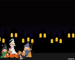 halloween powerpoint theme