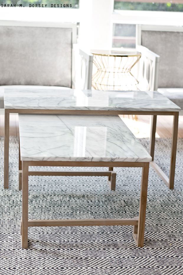 Marble Nesting Tables For The Living Room Sarah M Dorsey Designs Marble Nesting Tables For The Living Room Sarah M Dorsey Designs Furniture Table