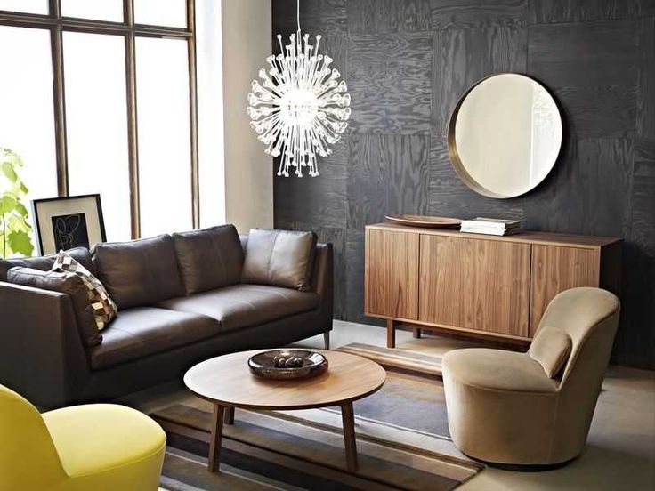 Modern lädersoffa i 2020 | Möbeldesign, Vardagsrum, Ikea IKEA Stockholm | Skinnsoffa, Lädersoffa, Interiörer
