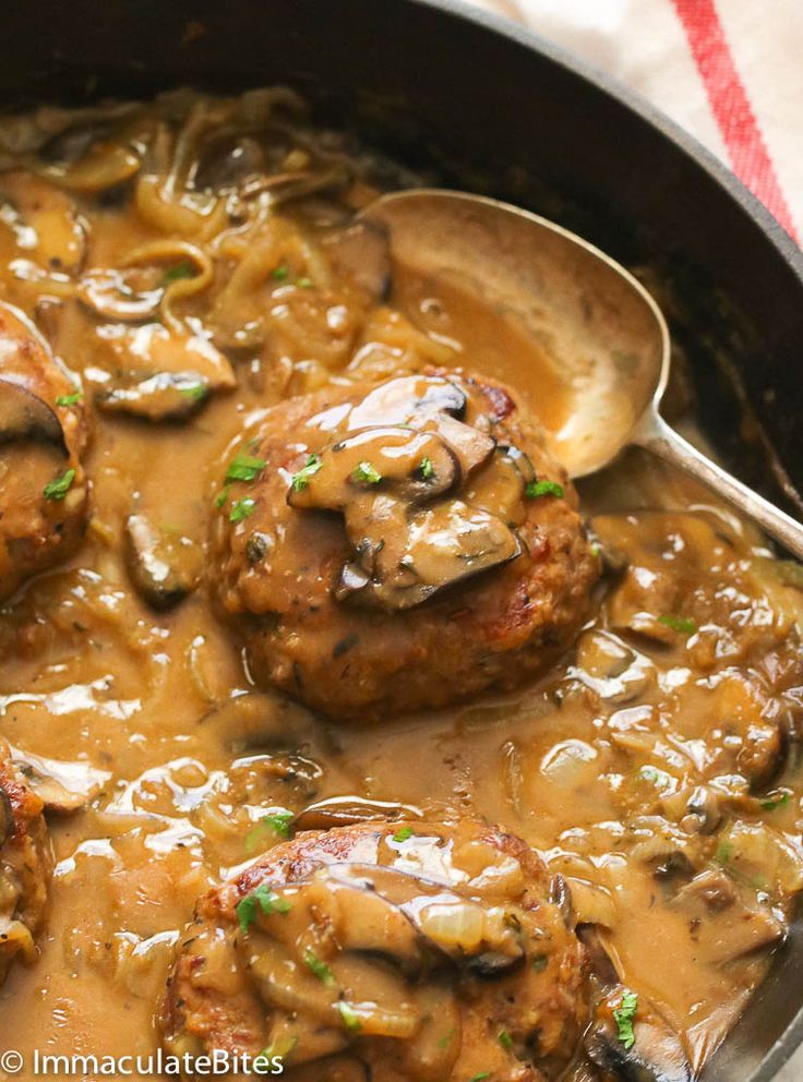 Salisbury Steak Salisbury steak, Salsbury steak recipe Salisbury Steak Salisbury steak, Salsbury steak recipe