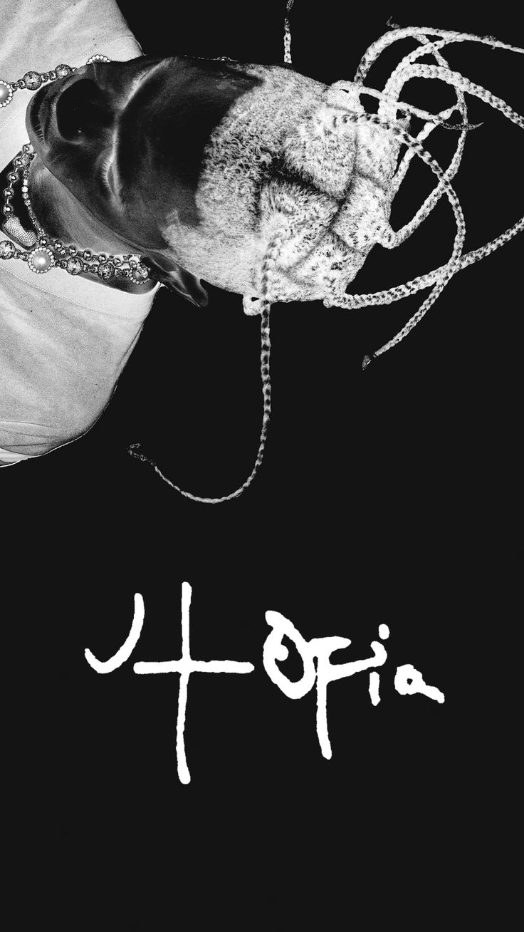 Wallpaper of Travis Scott Utopia Album Cover | Tranças masculinas