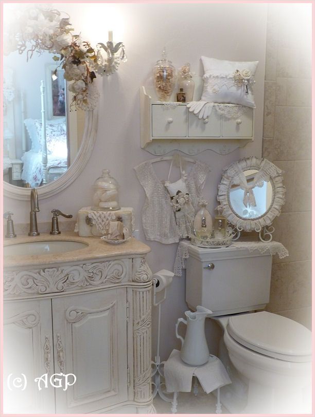 42 Gorgeous Shabby Chic Bathroom Accessories Ideas With Images Shabby Chic Bathroom Accessories Ideas
