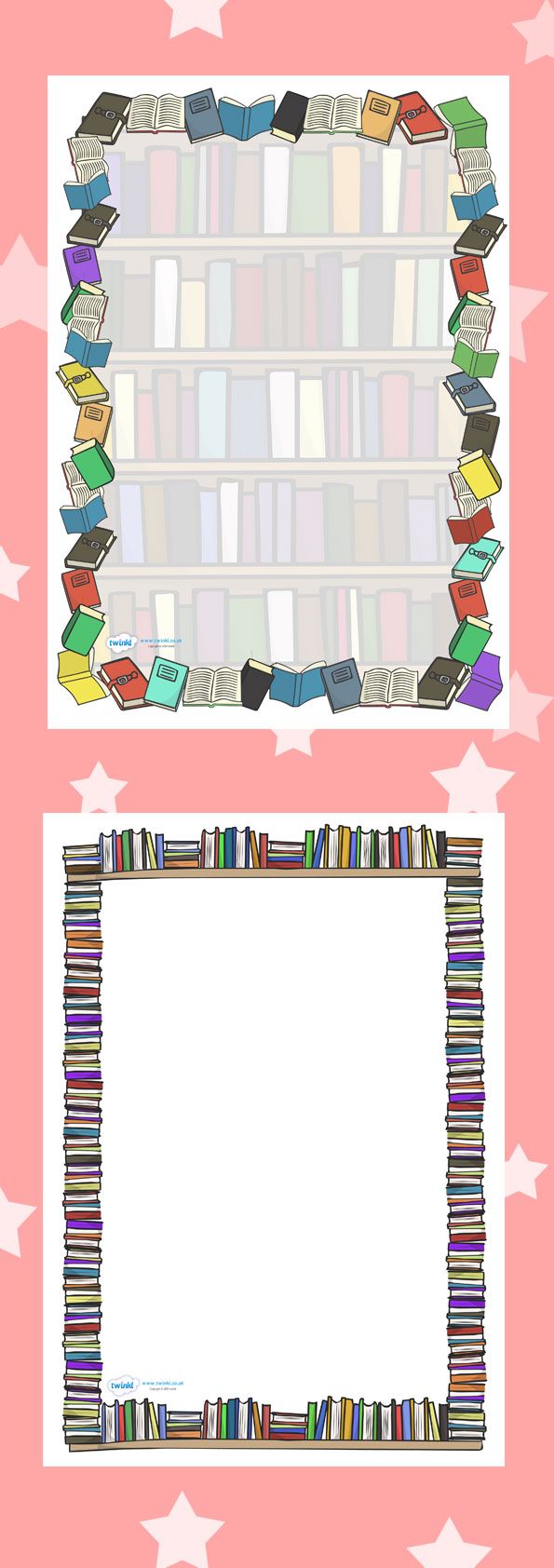 border design for book review