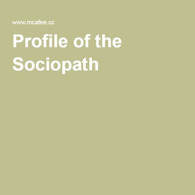 profile of a narcissistic sociopath profile of a narcissistic sociopath