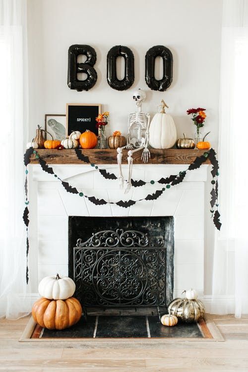 Halloween Decorating Ideas for the Mantel | Apartment Therapy