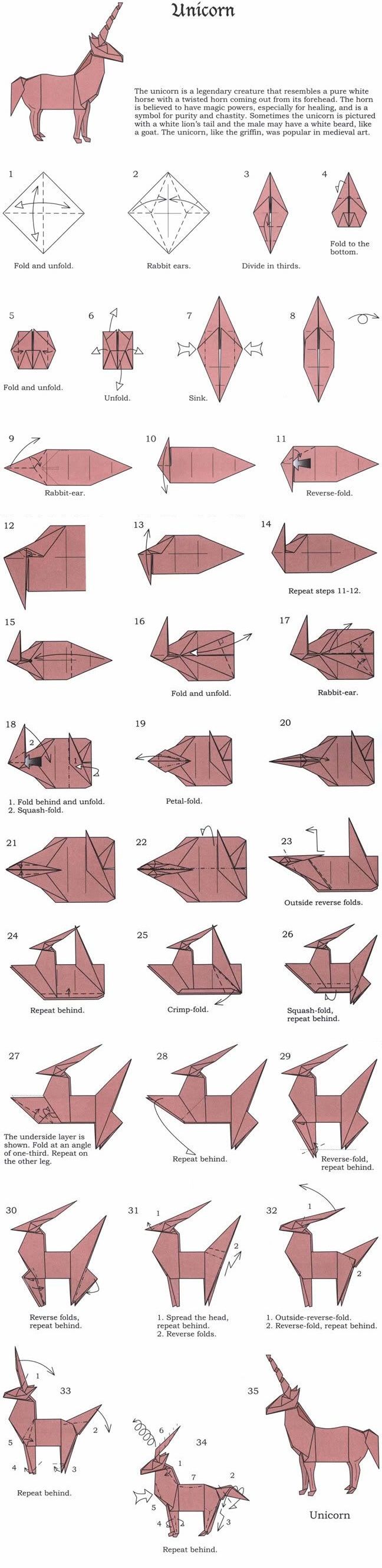 21757 Easy Origami - Unicorns - E-Mamouth