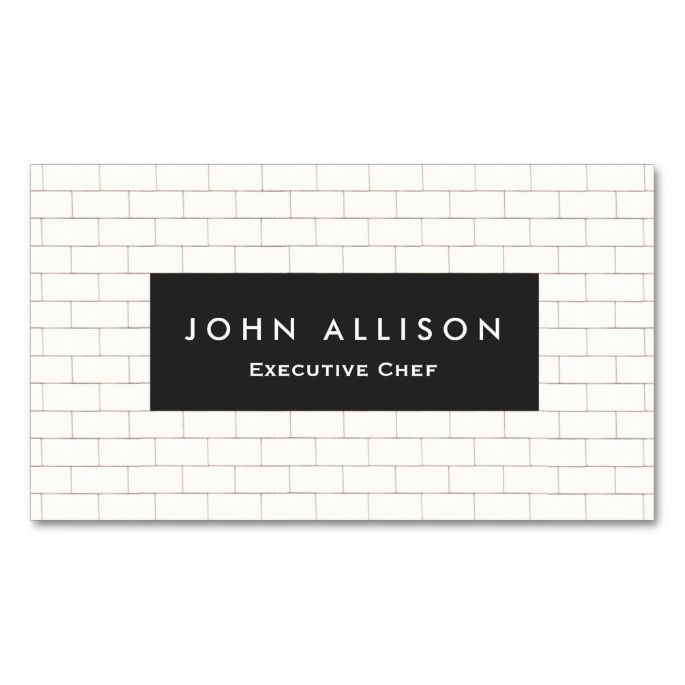 personal chef business cards