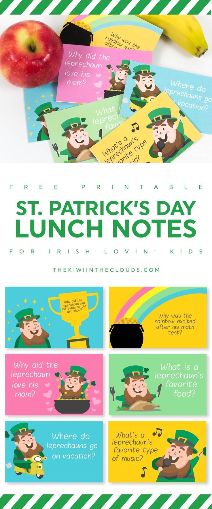 Uncategorized Leprechaun Jokes best 25 st patricks day jokes ideas on pinterest saint these for kids are the perfect lunch pick me up free printable