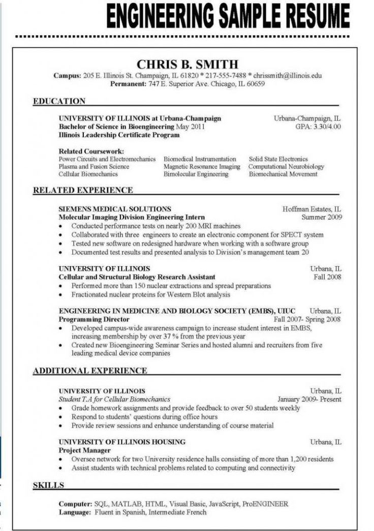 Interest In Resume Sample - Good Resume Examples