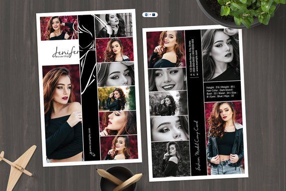 model comp card template modeling composite card ms word download comp card template