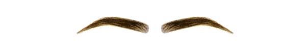 Natural Mens Eyebrow Wig Medium Brown Natural Mens Eyebrow Wig Medium Brown