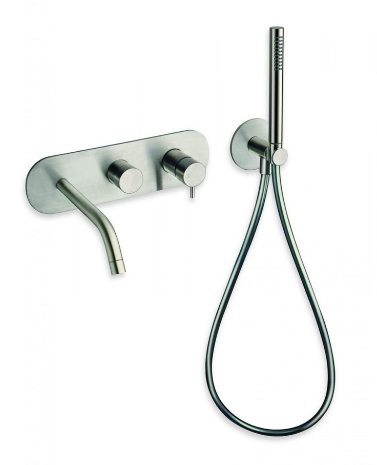 PX 110 RVS Douche en Bad kraan - 3 aansluitingen | Rvs ...