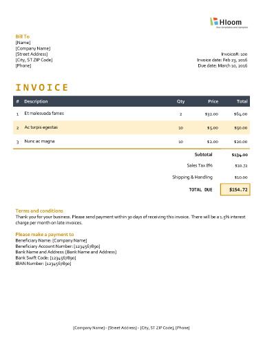 152 best Invoice Templates images on Pinterest Invoice template - billing format in word 152 best Invoice Templates images on Pinterest Invoice template - billing format in word